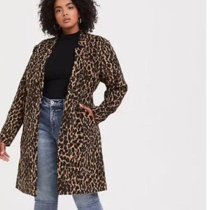 Long Leopard Coat